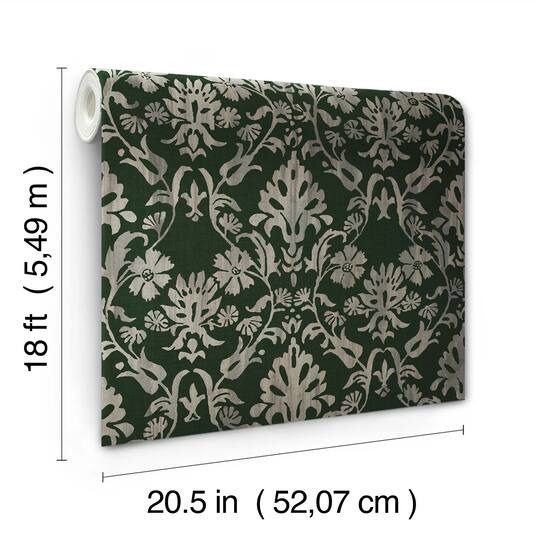 RoomMates Blooming Damask Peel & Stick Wallpaper